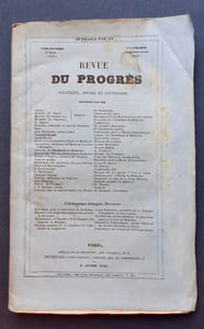 Revue du Progrès politique, social et littéraire - 1er avril 1842 - 3ème livraison (quatrième année) - Tome septième (4ème série) -
