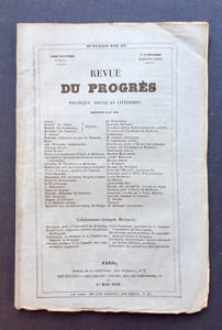 Revue du Progrès politique, social et littéraire - 1er mai 1842 - 4ème livraison (quatrième année) - Tome septième (4ème série) -