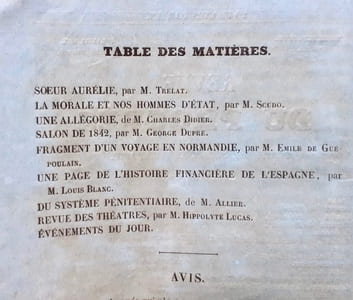 Revue du Progrès politique, social et littéraire - 1er mai 1842 - 4ème livraison (quatrième année) - Tome septième (4ème série) -
