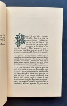 Contes nocturnes - L'homme au sable - Ignace Denner - Le voeu- La maison déserte - . HOFFMANN -