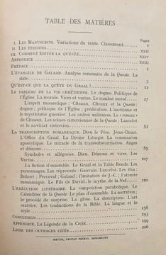 Etudes sur la Queste del Saint Graal, attribuée à Gautier Map -. PAUPHILET (Albert) - 