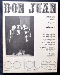 Don Juan - Analyse d'un mythe, tomes 1 et 2 -