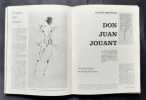 Don Juan - Analyse d'un mythe (Vol. 1) - Obliques n°4 - . BORDERIE (Roger) - RONSE (Henri) - PERROS (Georges) - BUTOR (Michel) - OBLIQUES -