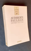 Lettres à Jean Paulhan - 1933-1965 - par AUDIBERTI (Jacques) - PAULHAN (Jean) -  - Image 1