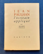 Jean Paulhan l'écrivain appliqué -  par TOESCA (Maurice) - PAULHAN (Jean) - - Image 3
