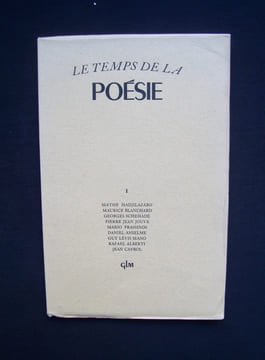 Le Temps de la poésie - Cahier n°1 -. JOUVE (Pierre-Jean) - ANSELME (Daniel) - SCHEHADE (Georges) - CAYROL (Jean) - LEVIS MANO (Guy) - BLANCHARD ...