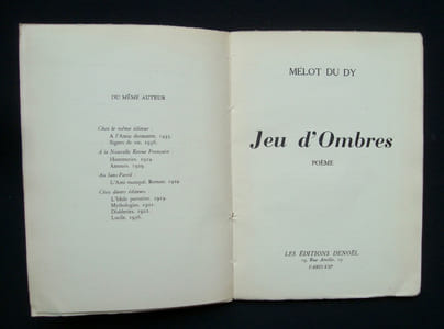 Jeu d'ombres - poème -