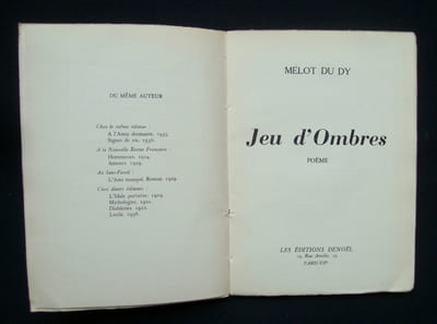 Jeu d'ombres - poème -