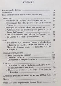 Chroniques des films perdus - Ecrits de cinéma 1928-1933 -