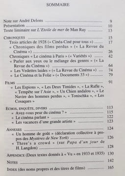Chroniques des films perdus - Ecrits de cinéma 1928-1933 - . DELONS (André) - VIRMAUX (Alain et Odette) -