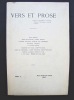 Vers et prose - Tome X - Juin-Juillet-Août 1907 - . MOREAS (Jean) - REGNIER (Henri de) - MOCKEL (Albert) - TAILHADE (Laurent) - LERBERGHE (Charles ...