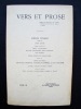 Vers et prose - Tome XI - Septembre-octobre-novembre 1907 - . SUARES (André) - VERHAEREN (Emile) - GODEFROY (Emile) - SHAKESPEARE (William) - MOREAS ...