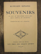 Souvenirs - Un peu de moi-même pour mes amis connus et inconnus -  par KIPLING (Rudyard) - - Image 3