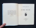 Une Nuit - . BERNANOS (Georges) - 