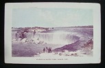 Niagara in winter from Canada side -. (NIAGARA) - LITHOGRAPH - 