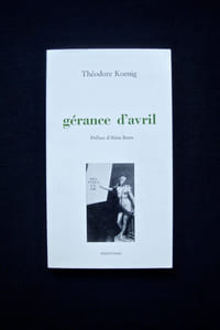 Gérance d'avril -