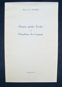 Douze petits Ecrits ou l'Emulsion du Langage -  par SOLIER (René de) - PONGE Francis - (HEROLD Jacques) -   - Image 2