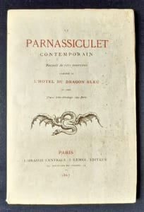 Le Parnassiculet contemporain, recueil de vers nouveaux, précédé de L'Hôtel du Dragon-Bleu.