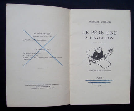 Le Père Ubu à l'aviation - . VOLLARD (Ambroise) - (JARRY Alfred) - BONNARD (Pierre) -