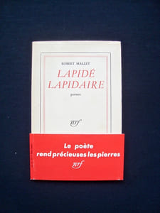 Lapidé lapidaire - poèmes -