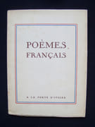 Poèmes français -  par ELUARD (Paul) - ARAGON (Louis) - SEGHERS (Pierre) - TARDIEU (Jean) - GUILLEVIC - PONGE (Francis) - VERCORS - COLLECTIF -  - Image 1