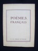 Poèmes français - . ELUARD (Paul) - ARAGON (Louis) - SEGHERS (Pierre) - TARDIEU (Jean) - GUILLEVIC - PONGE (Francis) - VERCORS - COLLECTIF - 