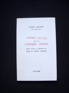 Poèmes 1927-1933, suivis de L'Homme désert -