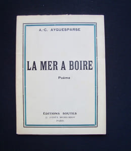 La mer à boire - poème -