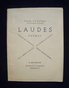 Laudes - poèmes - par CLAUDEL (Paul) -