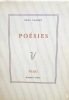 Poésies - . VALERY (Paul) - 