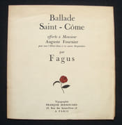 Ballade Saint-Côme -  par FAGUS - BERNOUARD (François) - FAILLET (Georges-Eugène) -  - Image 2