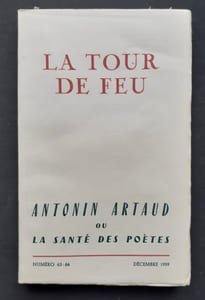 La Tour de Feu n°63-64, décembre 1959 : Antonin Artaud, la santé des poètes -