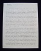 Article original manuscrit signé -. BROGLIE (Maurice de) - (Lavoisier) -