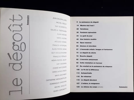 Le dégoût - Traverses n°37 -. BAUDRILLARD (Jean) - DEGUY (Michel) - SCARPETTA (Guy) - HENRIC (Jacques) - HOCQUENGHEM (Guy) - AUDOIN (Marc)-