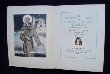 Les petites fleurs de Saint François d'Assise, choisies et traduites par Frédéric Ozanam -