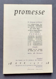 Promesse - n°18, été 1967 -