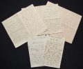 6 lettres manuscrites de 1916 d'un soldat à sa soeur - . THOMAS - (lettres de soldat) -