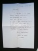 Lot de lettres autographes signées adressées à Claude Ernoult - . LIBERATI (André) -