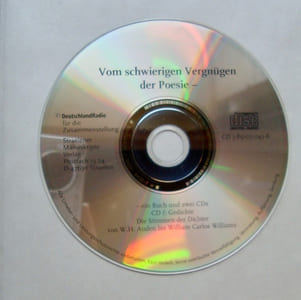 Vom schwierigen Vergnügen der Poesie - ein Buch und zwei CDs -