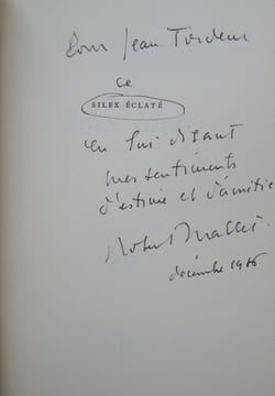Silex éclaté - poèmes -. MALLET (Robert) -