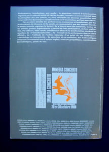 Immedia concerto - Installations - Arts media - Performances du 20 au 30 octobre 1988 -