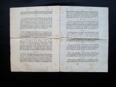Lettre du Roi pour la convocation des Etats généraux, à Versailles, le 27 avril 1789, suivie du Règlement pour l’exécution de ses Lettres de ...