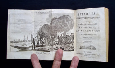 Batailles, combats et victoires des armées françaises en Belgique, en Allemagne et sur les frontières. Par M.C.***