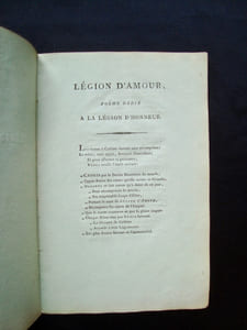 Légion d'amour, poème dédié à la légion d'honneur -