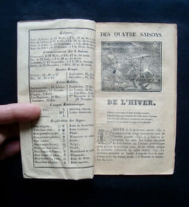 Le bon et nouvel almanach-double, véritable Milan des villes et des campagnes pour l'An de grâce 1847 -