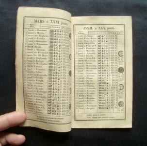 Le bon et nouvel almanach-double, véritable Milan des villes et des campagnes pour l'An de grâce 1847 -