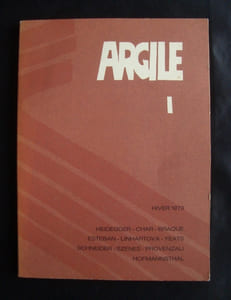 Argile n°I : hiver 1973 - 