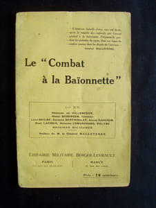 Le combat à la baïonnette -