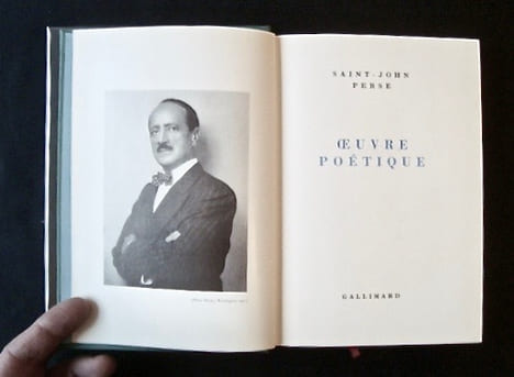 Oeuvre poétique de Saint-John Perse -. SAINT-JOHN PERSE -