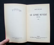 Le Livre ouvert (1939-1941) - Tome deuxième - par ELUARD (Paul) -  - Image 2